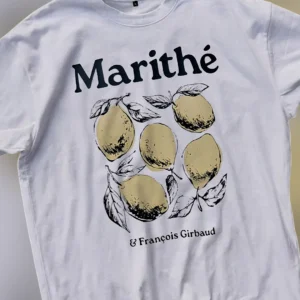 Marithé François Girbaud Tee Lemon Graphic Shirt French Streetwear T-Shirt