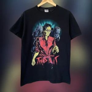 Michael Jackson This Is It Zombie Vintage Tee, Retro Thriller Graphic T-Shirt Gift for Music Fans available at our Los Angeles warehouse