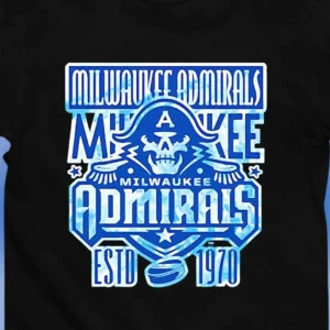 Milwaukee Admirals Estd 1970 Vintage Hockey Tee, Retro Game Day Graphic Shirt
