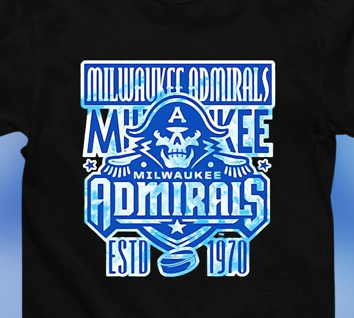 Milwaukee Admirals Estd 1970 Vintage Hockey Tee, Retro Game Day Graphic Shirt