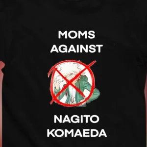 Moms Against Nagito Komaeda Tee Funny Danganronpa Anime Meme Graphic T-Shirt