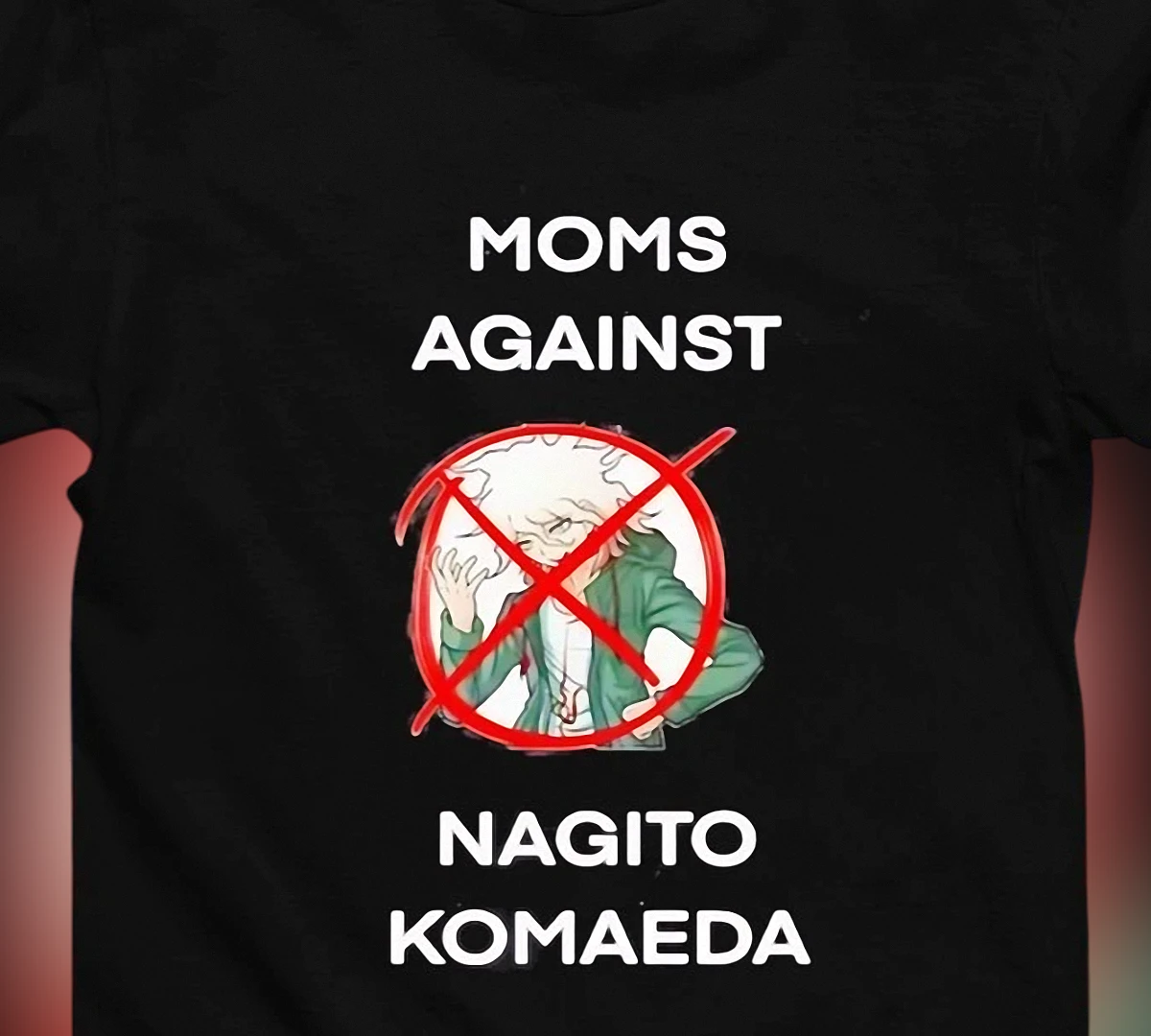moms-against-nagito-komaeda-tee-funny-danganronpa-anime-meme-graphic-t-shirt.webp Moms Against Nagito Komaeda Tee Funny Danganronpa Anime Meme Graphic T-Shirt