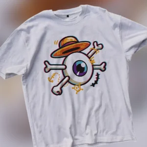 Monkey D. Luffy Tee One Piece Anime Graphic T-Shirt for Manga Fans available at our Los Angeles warehouse