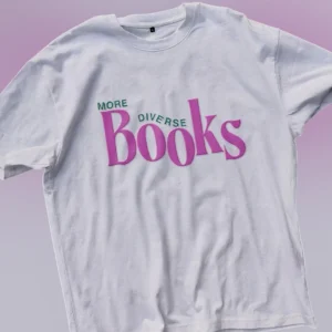 More Diverse Books Tee, Read Diverse Books Shirt, Book Lover and Librarian Gift available at our Los Angeles warehouse