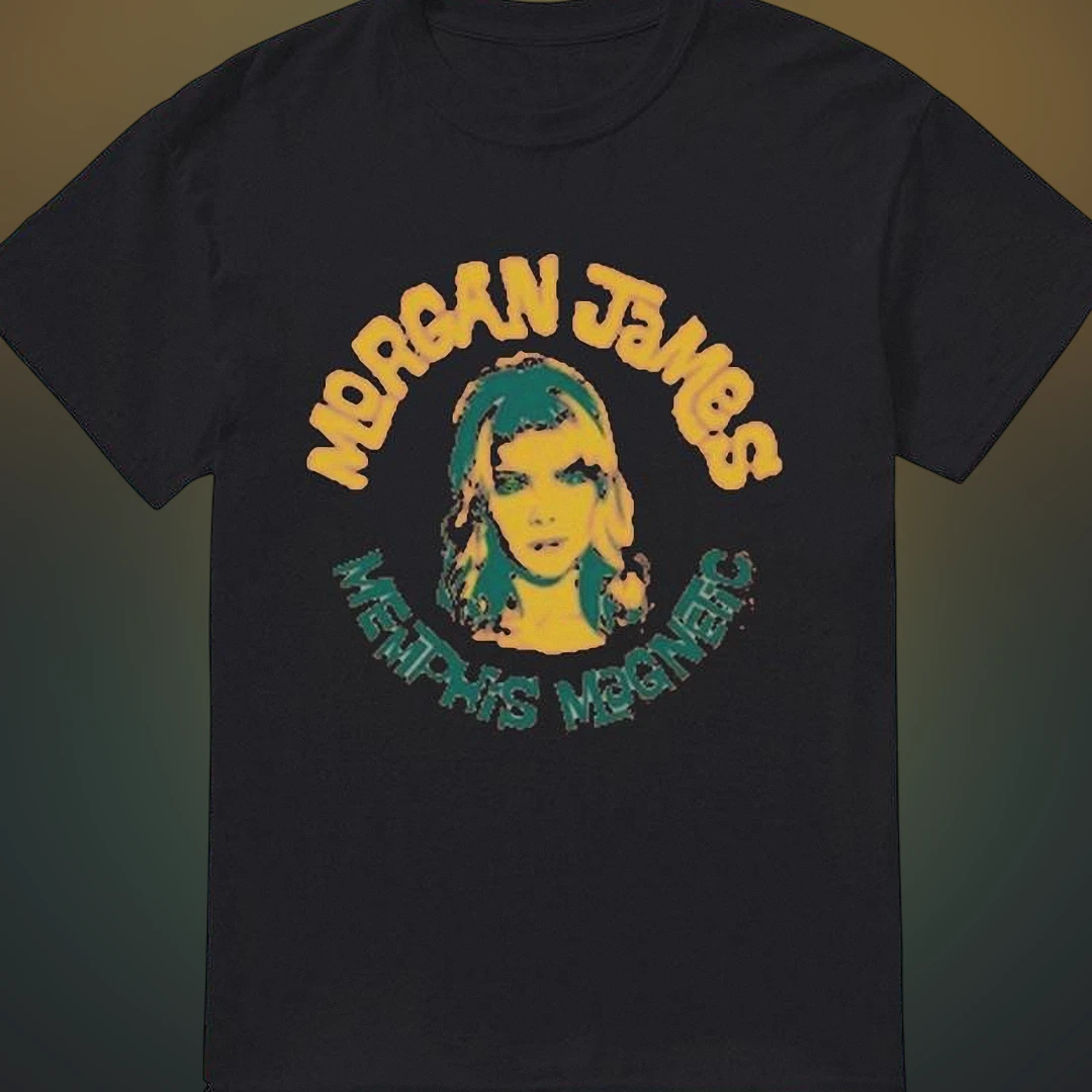 morgan-james-memphis-magnetic-tee-retro-soul-music-graphic-t-shirt.webp Morgan James Memphis Magnetic Tee, Retro Soul Music Graphic T-Shirt