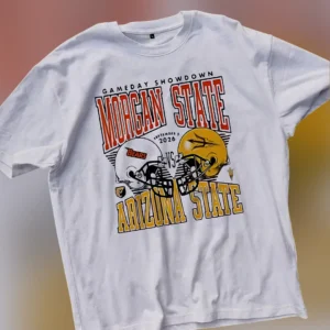 Morgan State vs Arizona State Gameday Showdown Tee, September 5 2026 Bears Football Fan Vintage Grap available at our Los Angeles warehouse