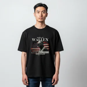 Morgan Wallen Still The Problem Tee Vintage Patriotic Country Music Tour Graphic T-Shirt available at our Los Angeles warehouse