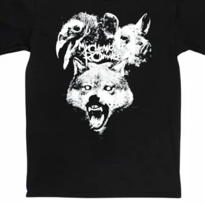 My Chemical Romance Tee, Vintage Emo Rock Band Graphic Shirt, Wolf Dark Aesthetic Concert Apparel for Music Fans