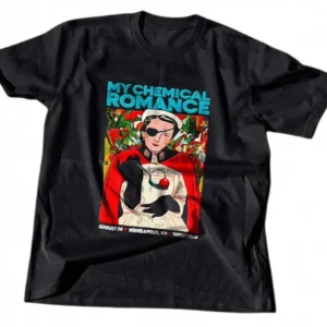 My Chemical Romance Tee Vintage Tour Concert Poster Graphic Shirt available at our Los Angeles warehouse
