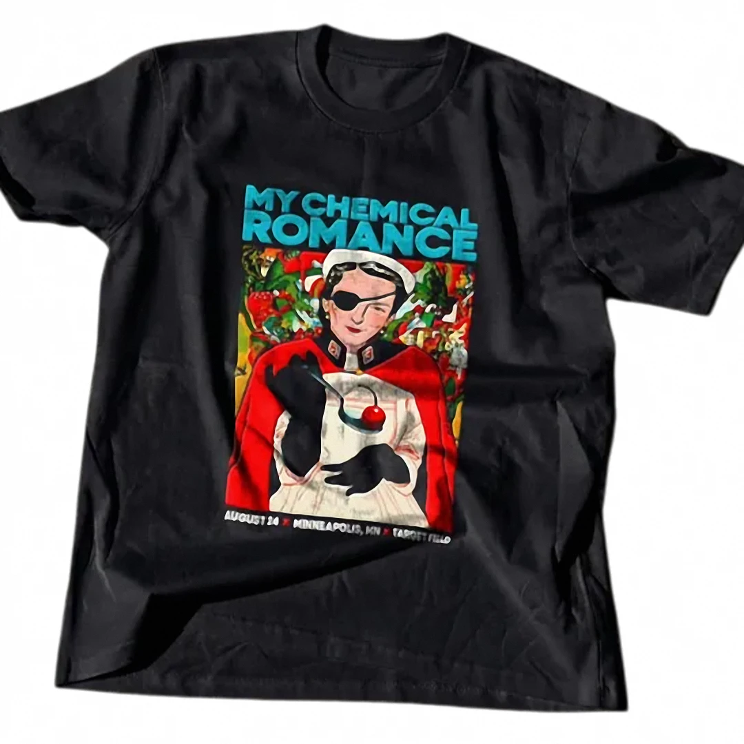 My Chemical Romance Tee Vintage Tour Concert Poster Graphic Shirt available at our Los Angeles warehouse