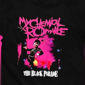 My Chemical Romance The Black Parade Tee, Emo Rock Concert Graphic T-Shirt