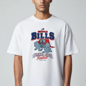 Nickel City Football Tee Buffalo Bills Since 1960 Vintage Graphic T-Shirt Gift for Fans available at our Los Angeles warehouse