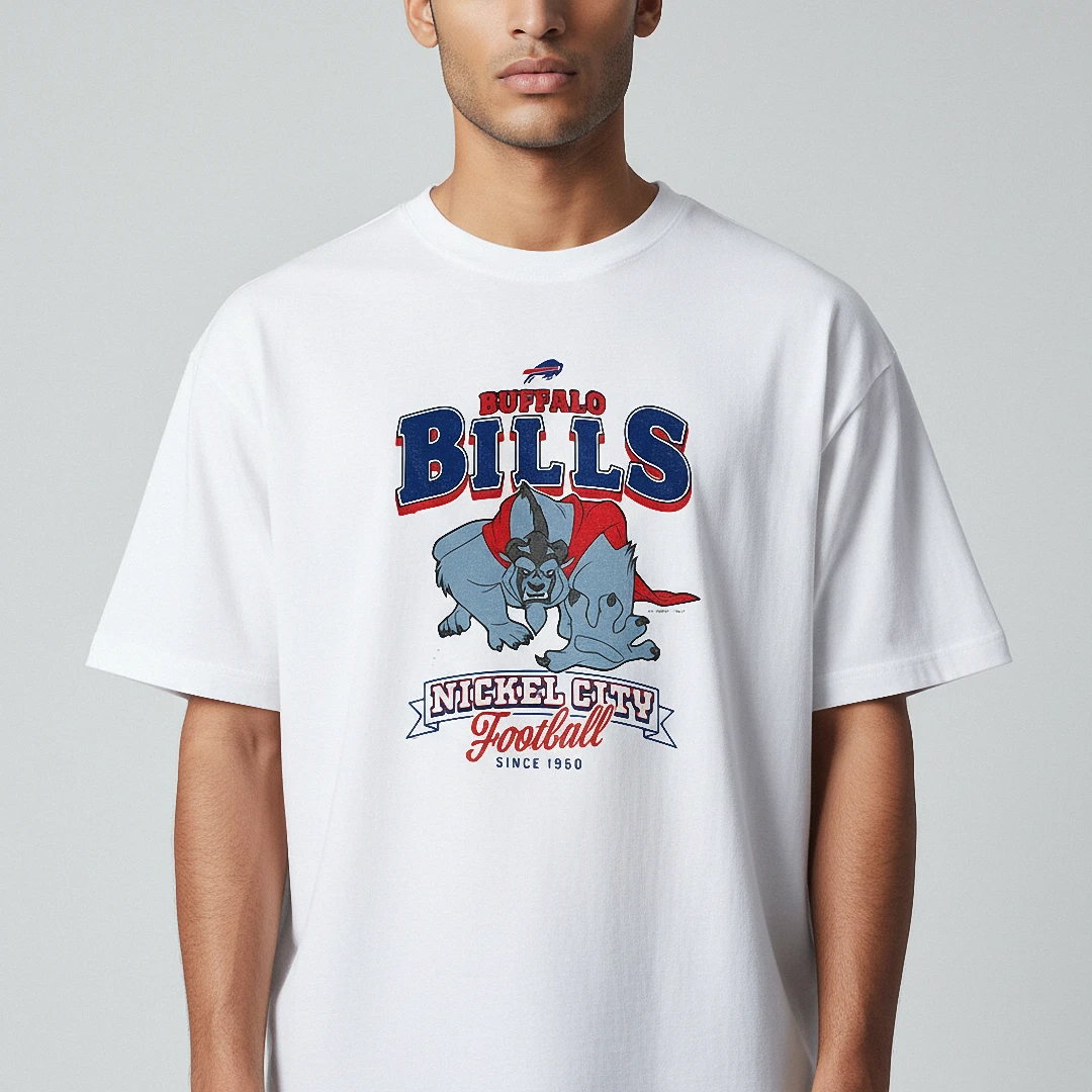 Nickel City Football Tee Buffalo Bills Since 1960 Vintage Graphic T-Shirt Gift for Fans available at our Los Angeles warehouse