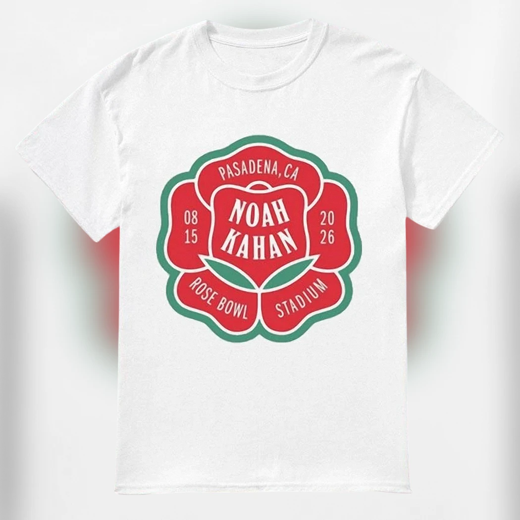 Noah Kahan Rose Bowl Stadium Pasadena Concert Tee, August 15 2026 Live Show Tour Merch Shirt