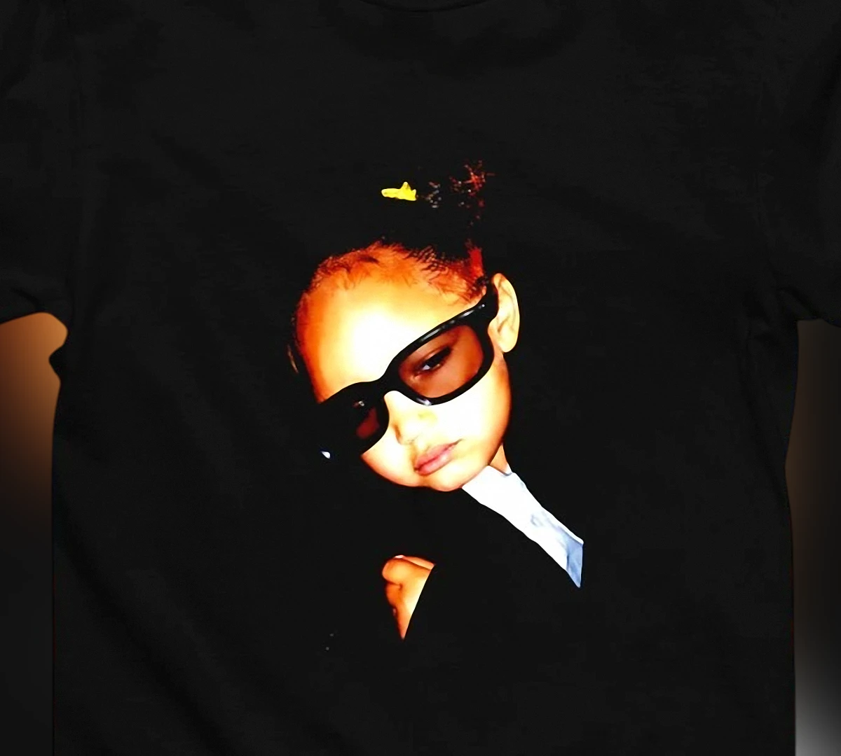 North West Sunglasses Graphic Tee Iconic Celebrity Meme Shirt for Pop Culture Fans
