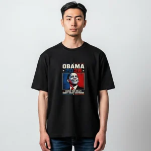 Obama 2028 Tee Barack Obama Vintage Campaign Graphic T-Shirt for Political Humor Fans available at our Los Angeles warehouse