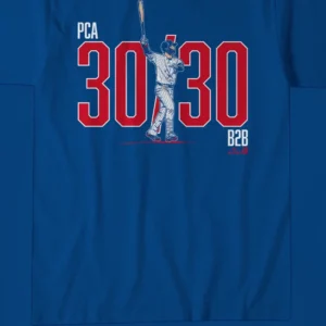 PCA 30 30 B2B Pete Crow-Armstrong Baseball Tee, Chicago Cubs Graphic T-Shirt Gift for Fans