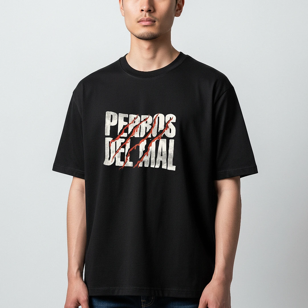 Perros Del Mal Tee Mexican Lucha Libre Wrestling Graphic T-Shirt available at our Los Angeles warehouse