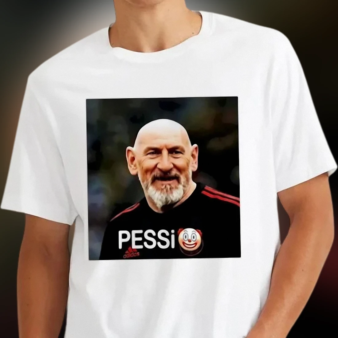 Pessi Meme Clown Soccer Parody Tee, Funny Football Internet Culture Graphic Shirt for Fans