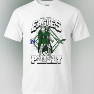 Philadelphia Eagles Philly Doctor Doom Graphic Tee, Retro Football Mashup Shirt for Fans available at our Los Angeles warehouse