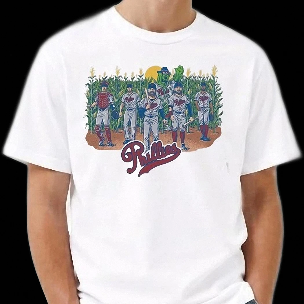 Phillies Field of Dreams Graphic Tee, Vintage Philadelphia Baseball Fan Game Day Shirt Gift