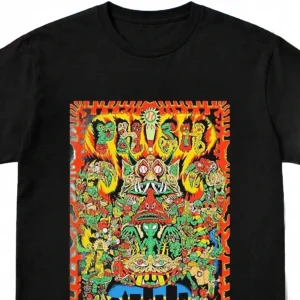 Phish Psychedelic Monster Graphic Tee Vintage Jam Band Concert Tour T-Shirt