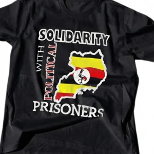 Political Prisoner Solidarity Uganda Map Graphic Tee, Human Rights Activist Protest Shirt Gift