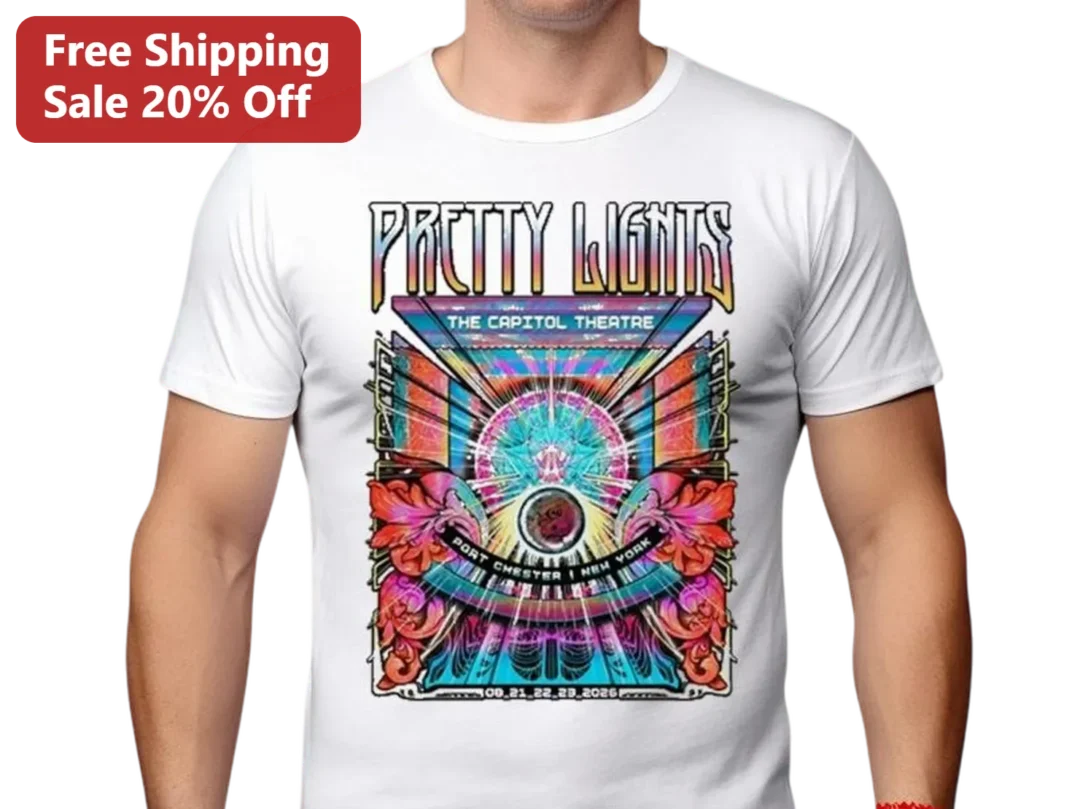 Pretty Lights The Capitol Theatre Port Chester New York Psyc — Los Angeles Pretty Lights The Capitol Theatre Port Chester New York Psychedelic Concert Tee Gift for Electronic available at our Los Angeles warehouse