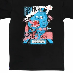Primus London 2026 Concert Tee O2 Academy Brixton 19 August 2026 UK Tour Memorabilia Shirt