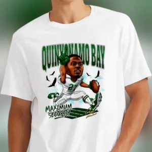 Quinyonamo Bay Maximum Security Quinyon Mitchell Tee Funny Philadelphia Football Fans Graphic Shirt