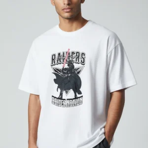 Raiders Las Vegas Raider Nation Darth Vader Tee, Retro Football Fan Graphic T-Shirt available at our Los Angeles warehouse