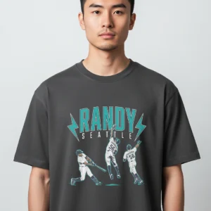 Randy Seattle Randy Arozarena Tee, Seattle Baseball Fan Graphic T-Shirt Gift available at our Los Angeles warehouse