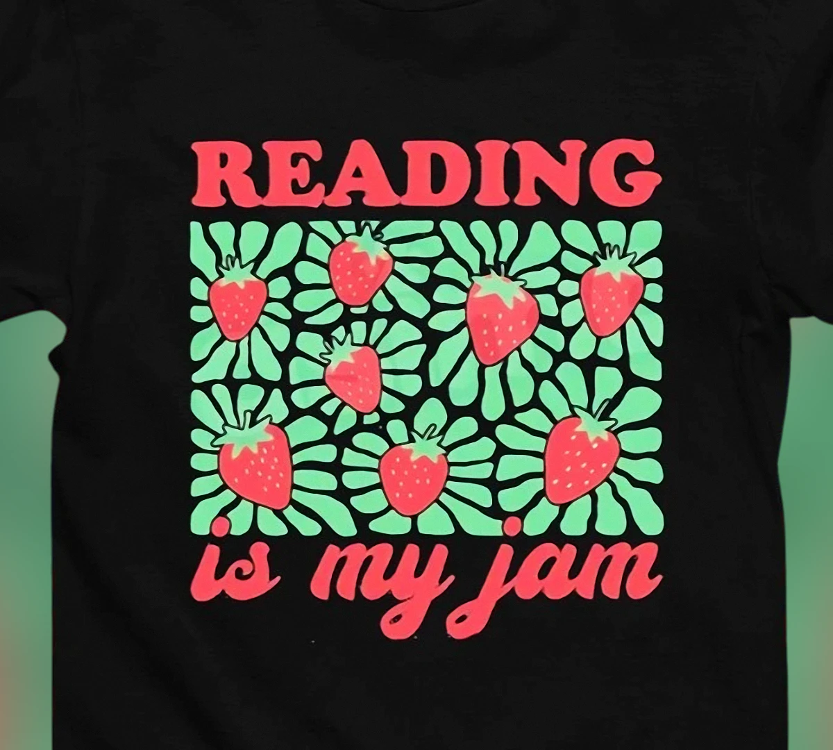 reading-is-my-jam-tee-retro-strawberry-graphic-book-lover-shirt-gift.webp Reading Is My Jam Tee Retro Strawberry Graphic Book Lover Shirt Gift