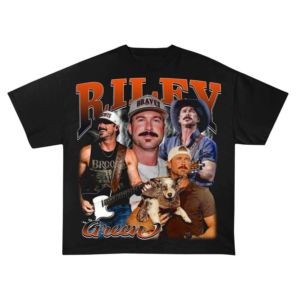 Riley Green Vintage Concert Tee, Retro Country Music Bootleg Fan Graphic Shirt for Men and Women