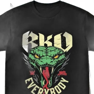 RKO Everybody Randy Orton Viper Graphic Tee, Retro Pro Wrestling Snake T-Shirt Gift for Fans