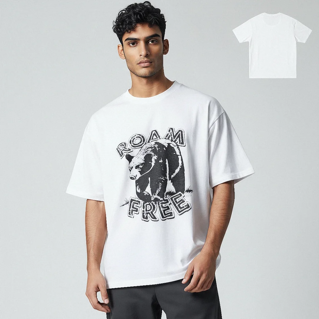 Roam Free Bear Vintage Graphic Tee, Rustic Outdoor Camping S — Los Angeles Roam Free Bear Vintage Graphic Tee, Rustic Outdoor Camping Shirt, Nature Lover Wildlife Graphic T-Sh available at our Los Angeles warehouse