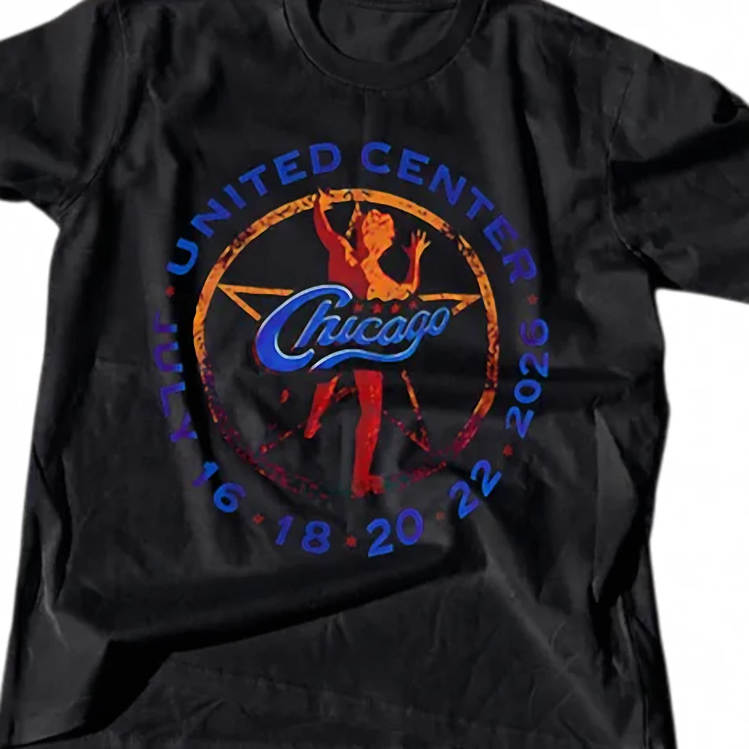 Rush Chicago 2026 United Center July 16-22 Concert Tee, Fifty Something Tour Date Souvenir Shirt