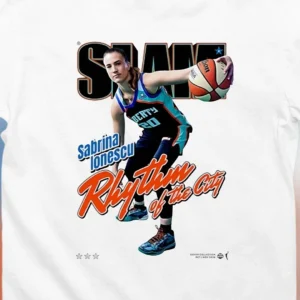 Sabrina Ionescu Rhythm of the City Tee, New York Liberty Basketball Game Day Shirt, WNBA Fan Gift