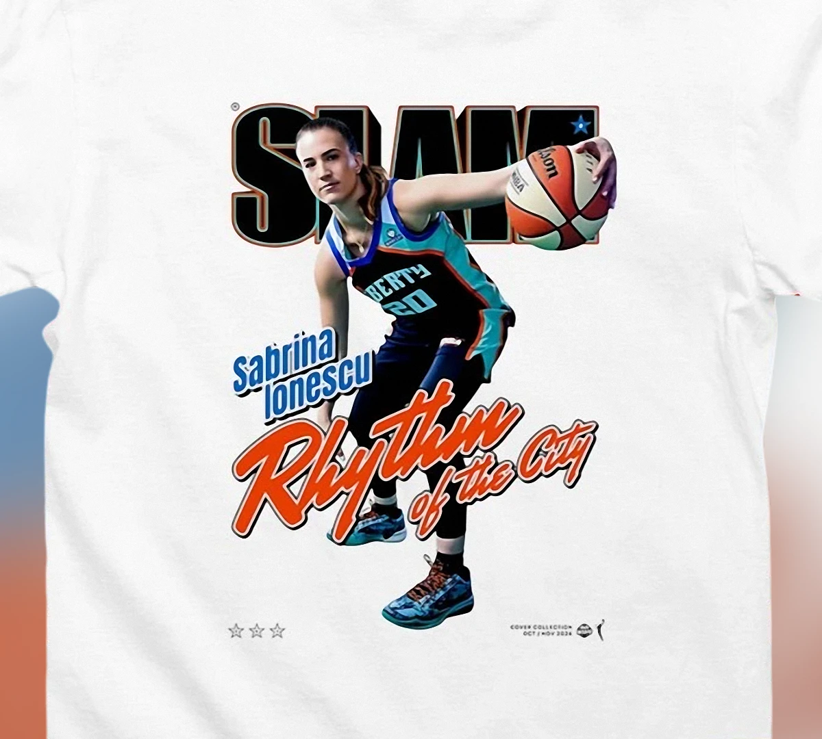 Sabrina Ionescu Rhythm of the City Tee, New York Liberty Basketball Game Day Shirt, WNBA Fan Gift