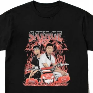 Savage Mode 21 Savage Vintage Rap Graphic Tee, Retro Hip Hop Streetwear T-Shirt Gift