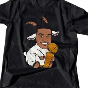 Shai Gilgeous-Alexander Tee SGA GOAT Trophy Graphic Tee Basketball Fan Gift