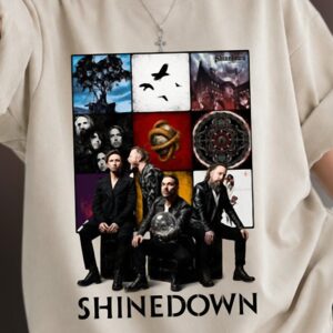Shinedown Band Tee Graphic Rock Music Shirt Fan Concert Gift