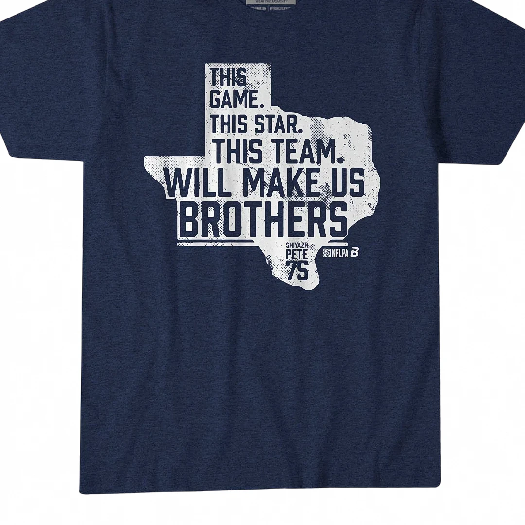 Shiyazh Pete 75 This Game This Star Texas Football Tee, Dist — Los Angeles Shiyazh Pete 75 This Game This Star Texas Football Tee, Distressed Sports Graphic T-Shirt available at our Los Angeles warehouse