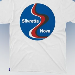 Silvretta Nova Tee Retro Alpine Mountain Graphic T-Shirt for Men and Women