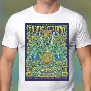Slightly Stoopid Atlantic City August 14 2026 Tee Ocean Casino Resort Concert Commemorative Tour Shirt