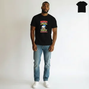 Snoopy Arguing With Me Is Pointless Graphic Tee Funny Sarcastic Humor Shirt for Men and Women available at our Los Angeles warehouse