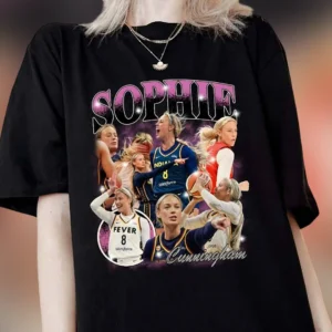 Sophie Cunningham Vintage Bootleg Graphic Tee, Retro 90s Basketball Fan Shirt Gift available at our Los Angeles warehouse