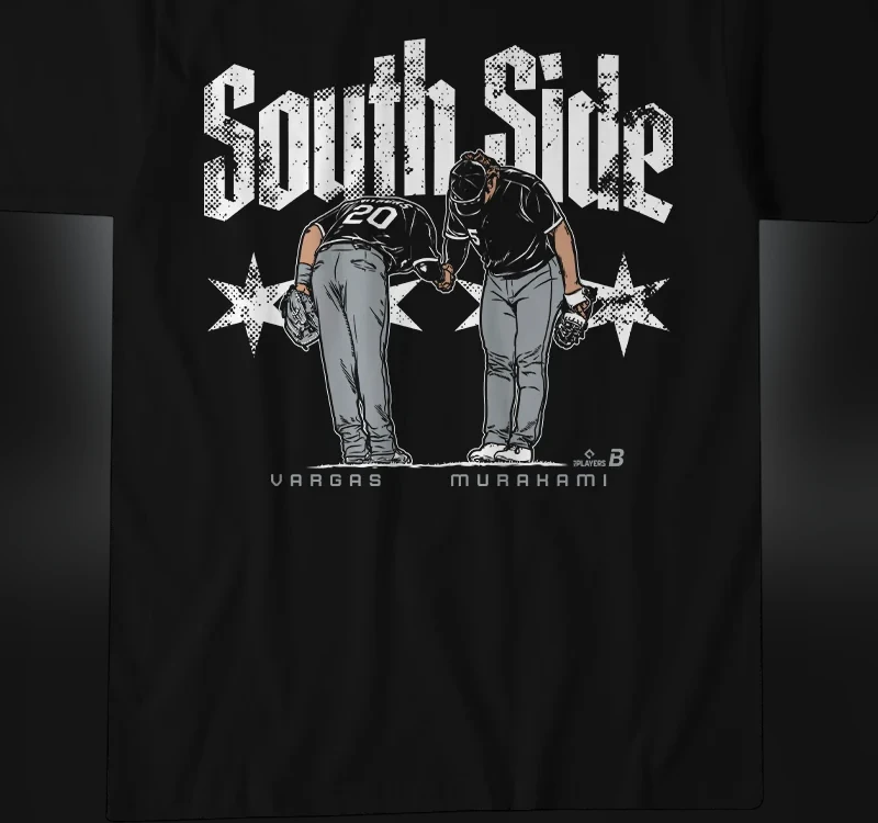 South Side Baseball Players Graphic Tee, Chicago Sports Fan Shirt, Personalized Player Tribute Tee for Men and Women