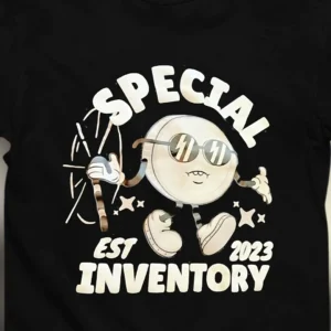 Special Inventory Est 2023 Tee Vintage Cartoon Graphic Shirt for Women and Men