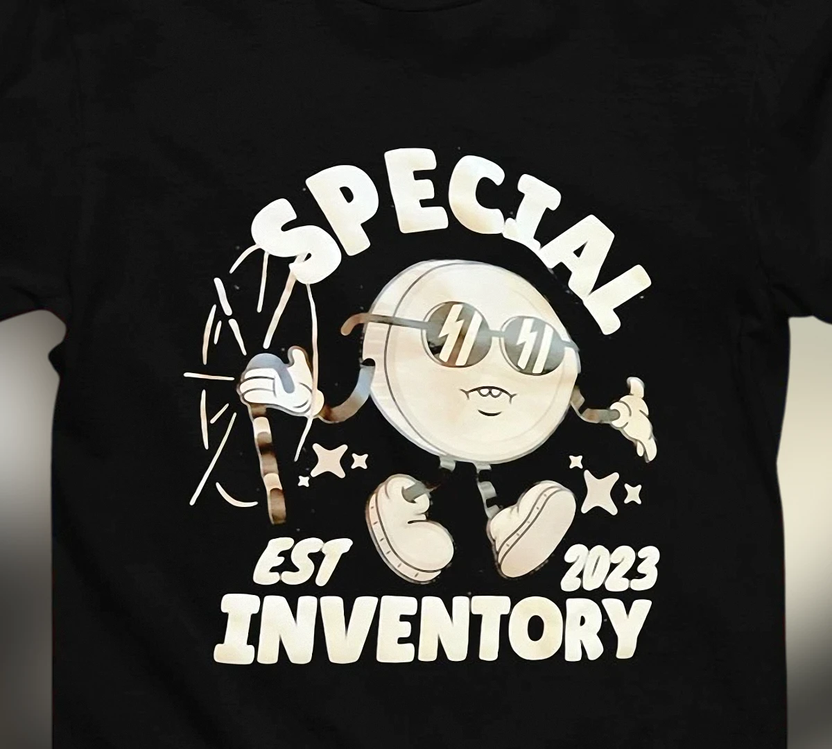 Special Inventory Est 2023 Tee Vintage Cartoon Graphic Shirt for Women and Men